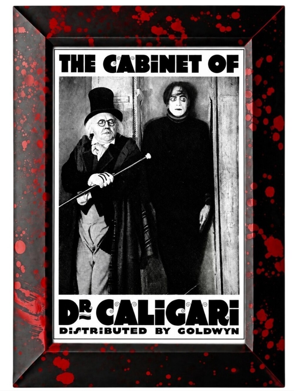 Dr. Caligari Gothic horror Das Cabinet des  masterpiece Framed Photo Print Art